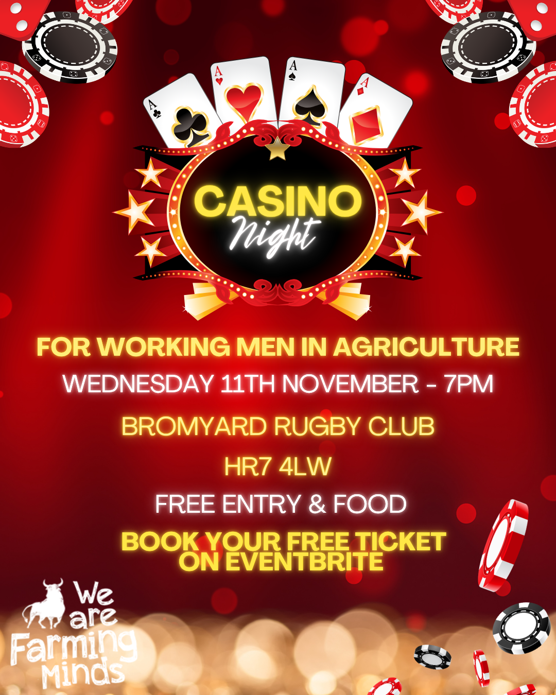 Men in Agriculture Casino Night