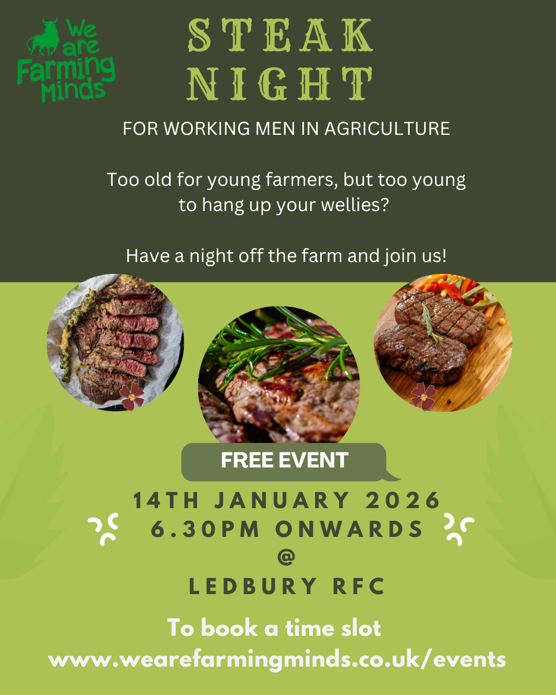 Men in Agriculture - Steak Night